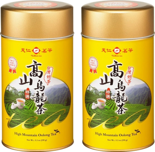天仁茗茶 特選高山烏龍茶, 150g, 1罐, 2罐
