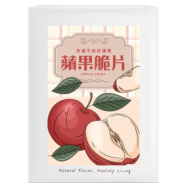 Cammie 佳美 蘋果脆片 素食可食, 50g, 1盒