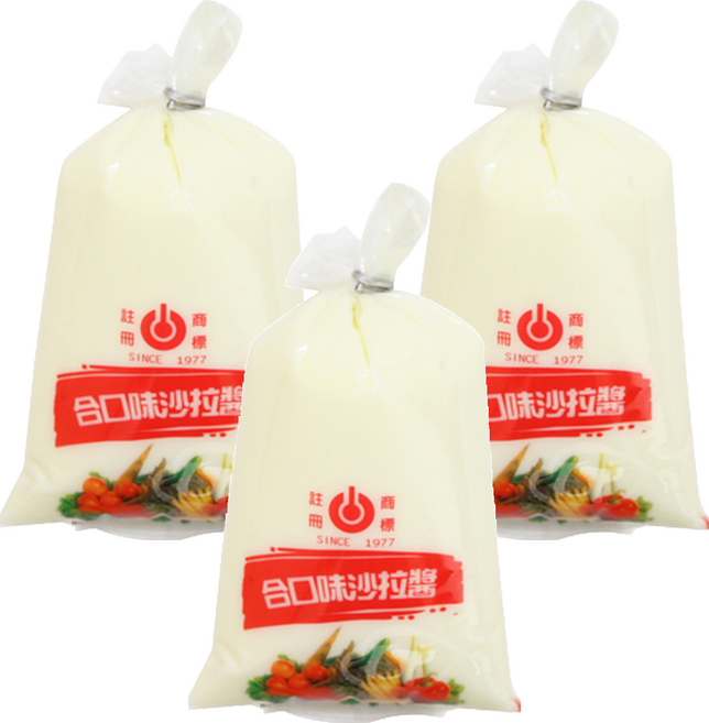 合口味沙拉醬, 500g, 3包