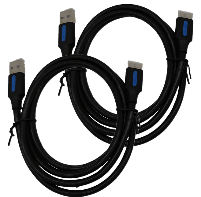 VEnTIOn 威迅 COP系列 USB 3.0 A公-Micro-B公數據線, 1m, 2條