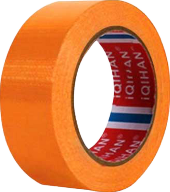 iQIHAN 高黏度強力布膠帶 40mm x 50m 橘色, 1個