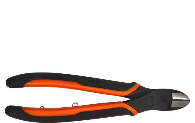 BAHCO 魚牌 電子斜口鉗 ERGOTM握把 2101G-180 180mm, 橘黑色, 1個