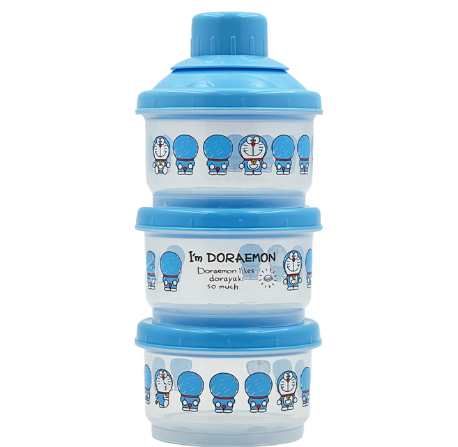 Skater 奶粉罐 三層, Doraemon, 1組