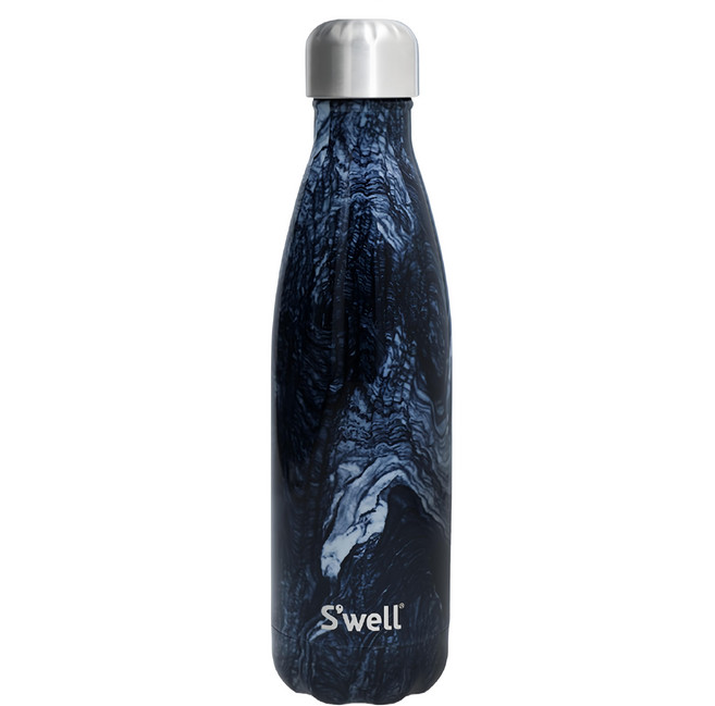 S'well Original 流線不鏽鋼保溫瓶, 浪濤石紋, 500ml, 1個