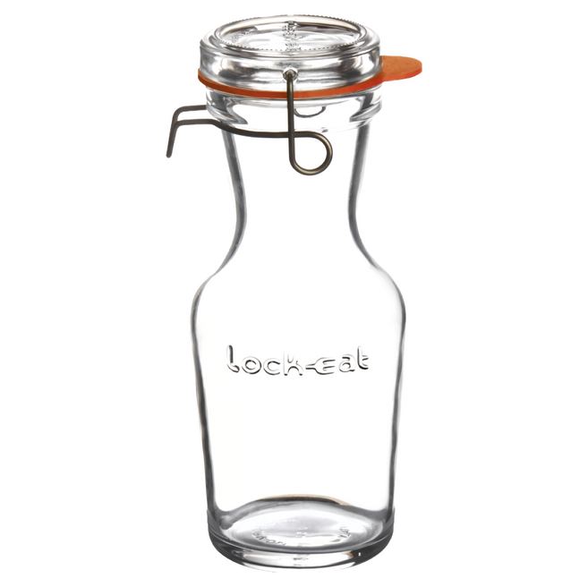 Luigi Bormioli Lock-Eat 可拆式玻璃瓶 透明 義大利製, 343ml, 1個