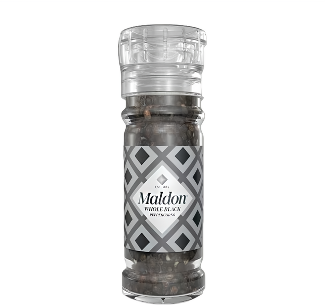 Maldon 馬爾頓 黑胡椒研磨罐, 50g, 1瓶