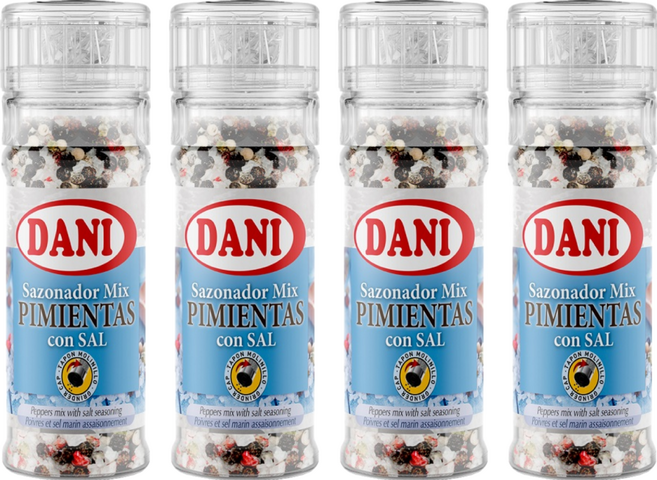 DANI 綜合胡椒粒鹽, 70g, 4瓶