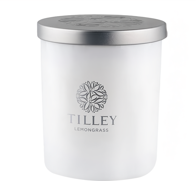 TILLEY 緹莉 微醺大豆香氛蠟燭, 蘇美島微醺檸檬草, 240g, 1件