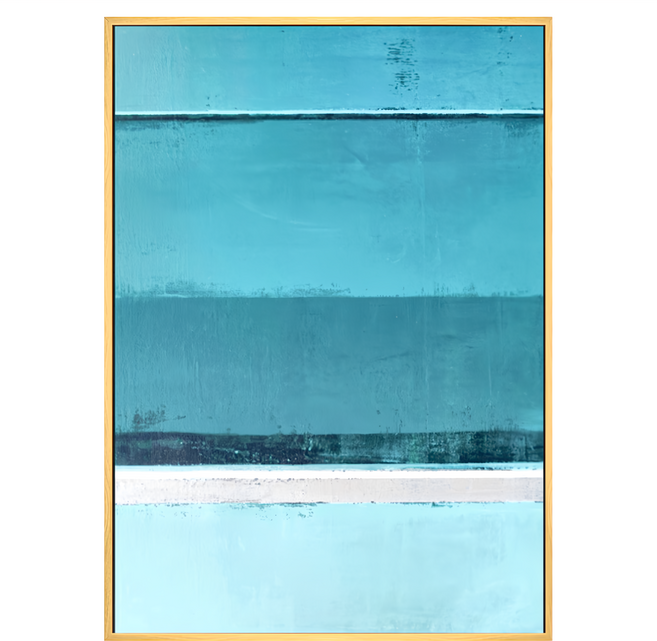 抽象畫 • 海底水影I, 木色