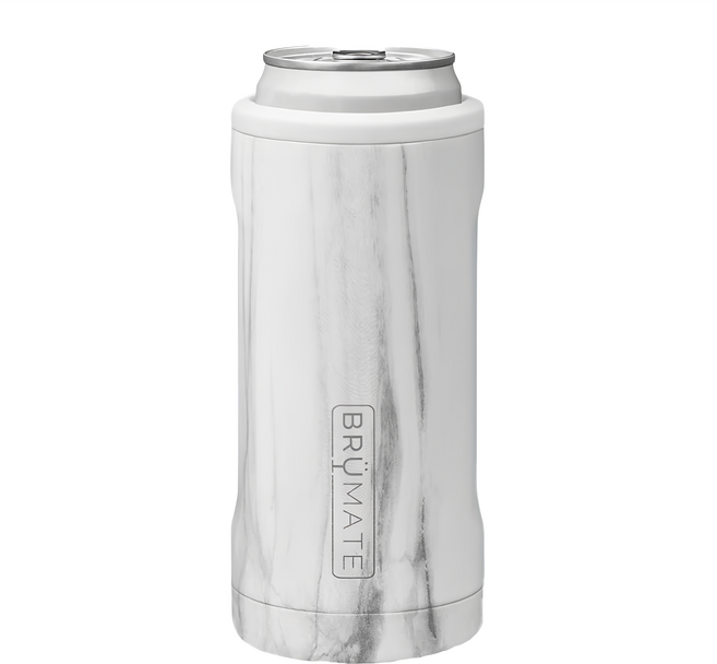 BRUMATE Slim 飲料鋁罐保冰/保溫杯 12oz, 大理石, 355ml, 1個