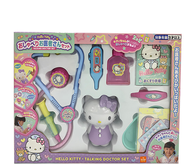 MARUKA Hello Kitty 醫生玩具 3歲以上, 1組, 粉色