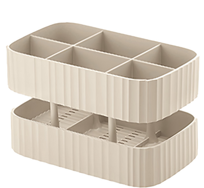 guzzini ECO 廚房餐具瀝水收納架 GU1782-C, 2層, 米色, 1個