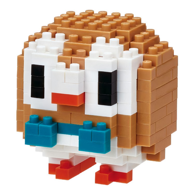 nanoblock 河田積木 迷你積木 NBPM-051, 木木梟 棕色, 1個