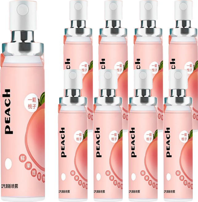 小麥購物 口腔噴霧 S374 蜜桃 33g, 20ml, 9瓶