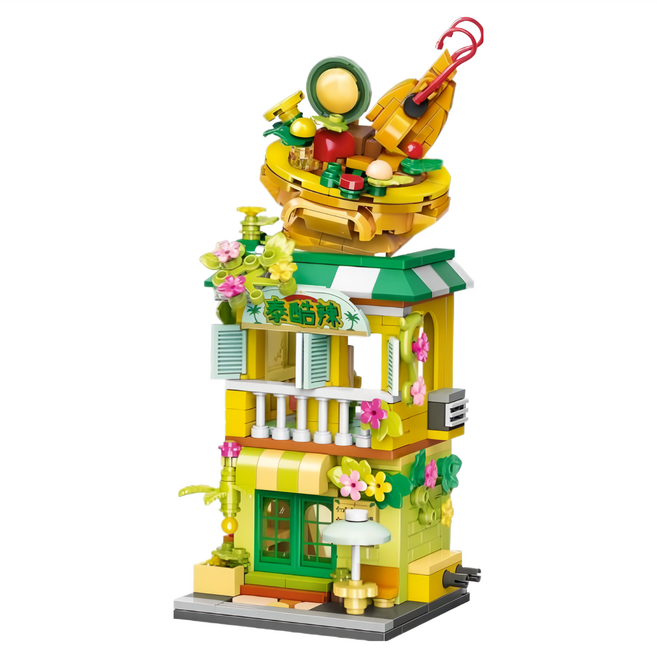 KEEPPLAY 奇妙積木 造型組合玩具 6歲以上, 東南亞餐廳, 1盒