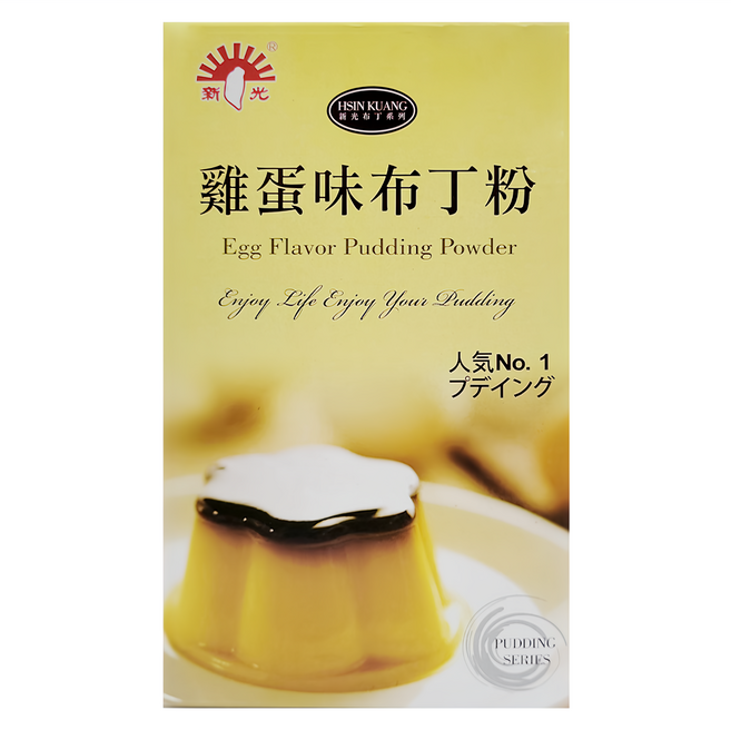 新光洋菜 雞蛋布丁風味粉, 1kg, 1盒