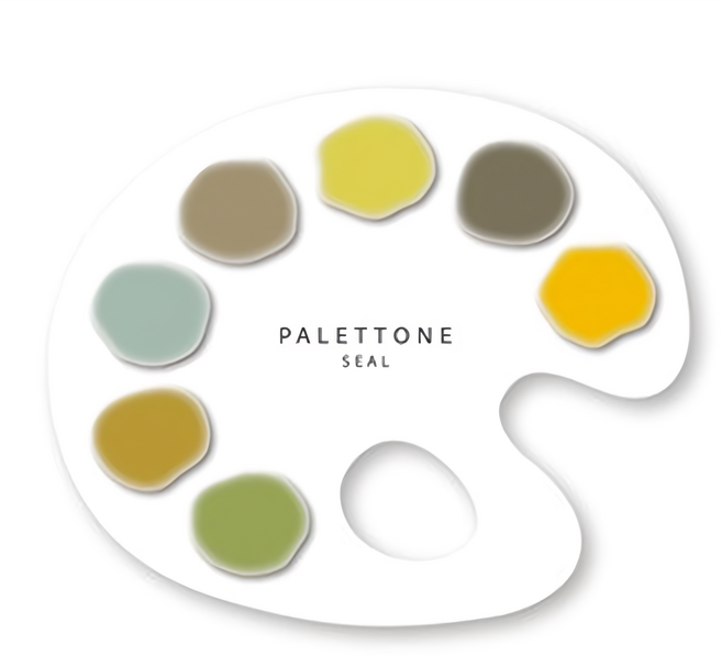 Sun-Star PALETTONE 調色盤霧透索引便利貼, 詩意向日葵, 70張, 1個