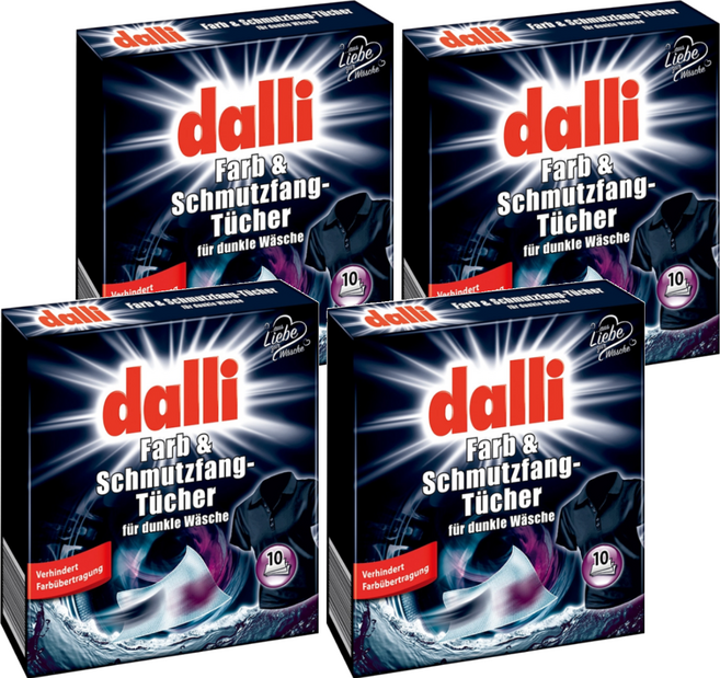dalli 達麗 洗衣吸色紙 加強版, 4盒