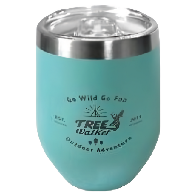 TREEWalker 304不鏽鋼保溫蛋型杯 11.5 x 7.7cm 205g, 水藍色, 350ml, 1個