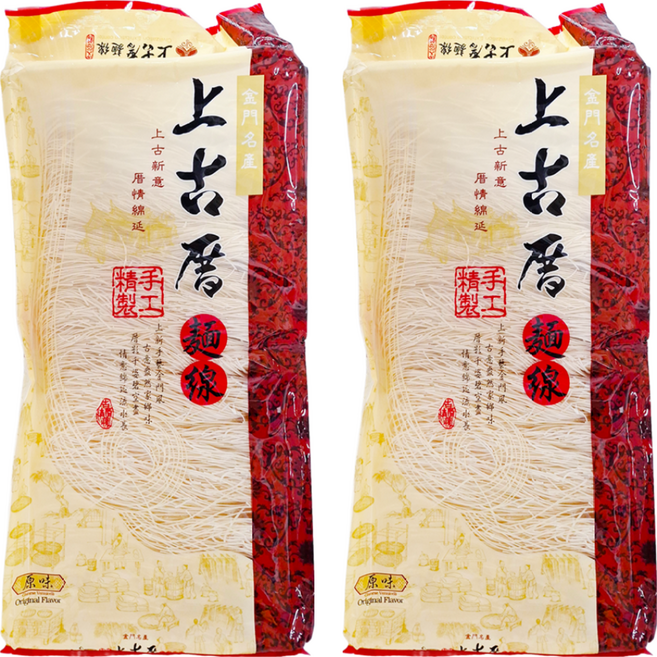 聖祖食品 上古厝 原味麵線, 400g, 2包