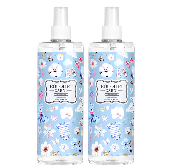 BOUQUET GARNI 衣物香氛噴霧 Baby Powder 500mL, 2瓶