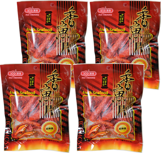 惠香 香魚片, 80g, 4包