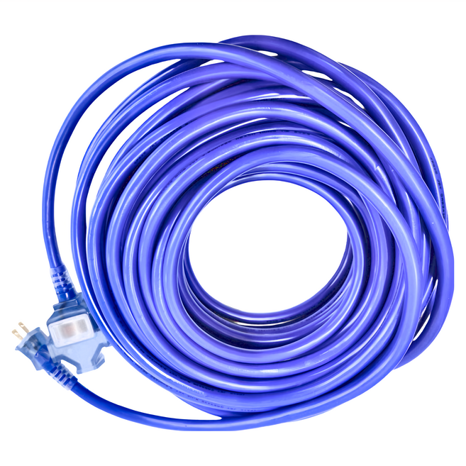 PowerSync 群加 2P 1對3工業用動力延長線 TU3C6300 6.3kg, 30m, 藍色, 1條