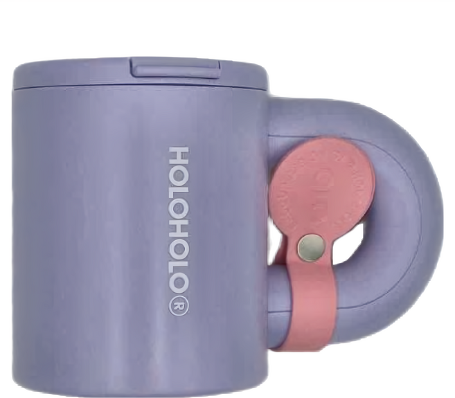 HOLOHOLO BAO CUP 包包杯 420ml, 紫色, 1個