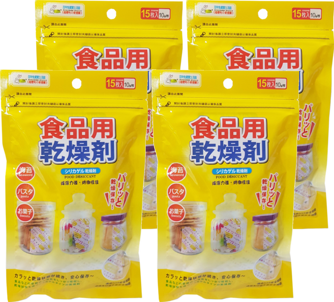PATTO RABBIT 百特兔 食品乾燥劑 15包, 150g, 4袋