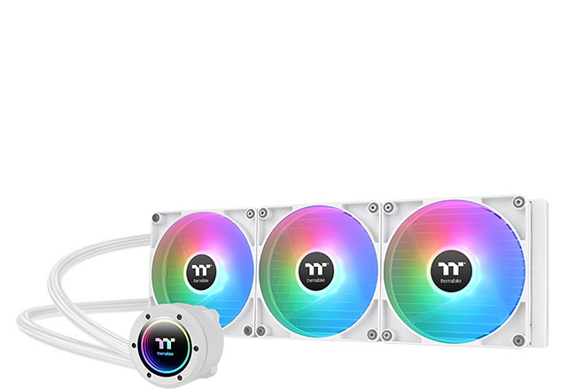 thermaltake 曜越 TH420 V2 ARGB Sync 主板連動, CL-W378-PL14SW-A, 白色, 1個