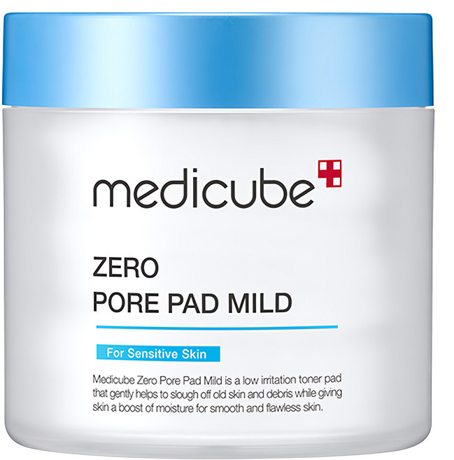 medicube 潔柔毛孔爽膚棉 溫和版, 70片, 1罐