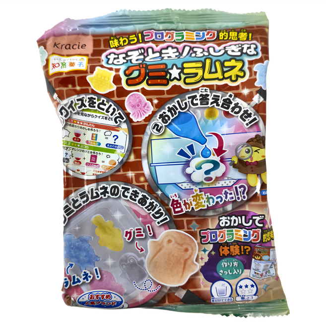 Kracie 葵緹亞 知育菓子DIY 彈珠汽水橡皮糖食玩, 1份軟糖, 1包