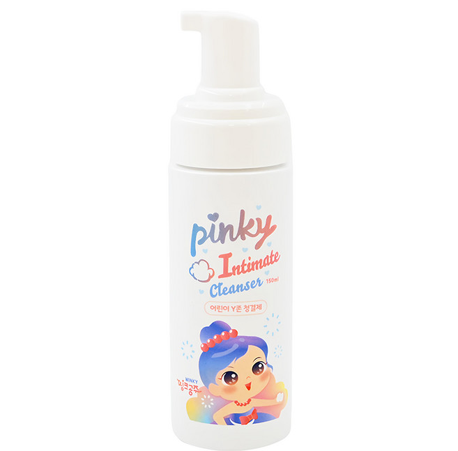 i'm pinky 兒童專用私密處清潔慕斯, 150ml, 1瓶