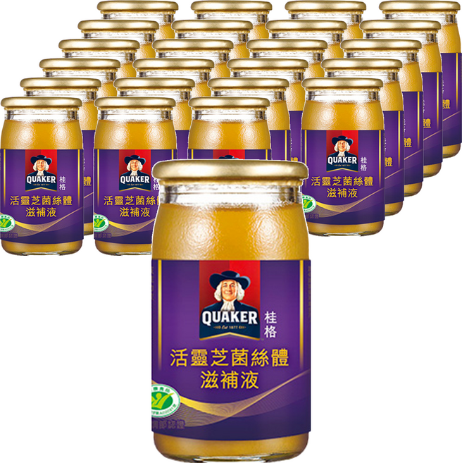 QUAKER 桂格 活靈芝菌絲體滋補液, 6罐, 60ml, 4盒