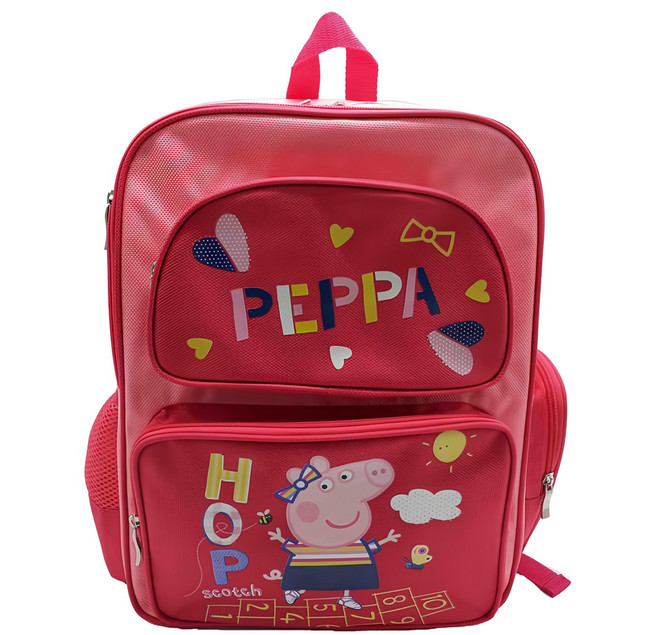 Peppa Pig 粉紅豬小妹 透氣雙層書包