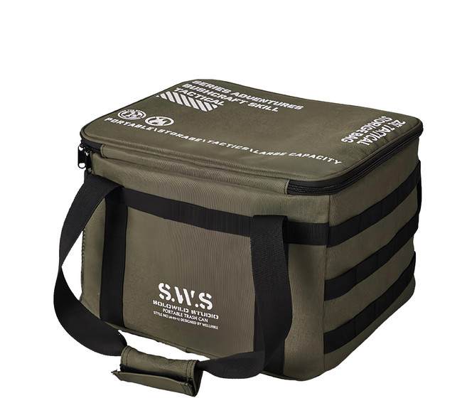S.W.S 軍風戰術收納包 加厚升級款 25L, 軍綠色, 1層, 1個