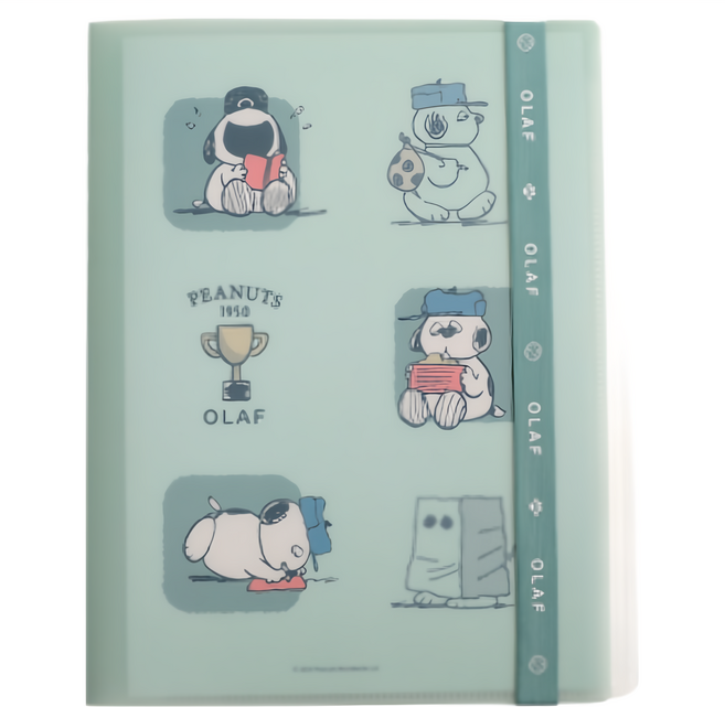 norns Peanuts 史努比6 + 1多功能資料夾 附束帶, 冠軍Olaf, 1個