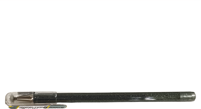 Pentel 飛龍文具 蝴蝶筆 K110-DZX, 金屬銀色, 12支