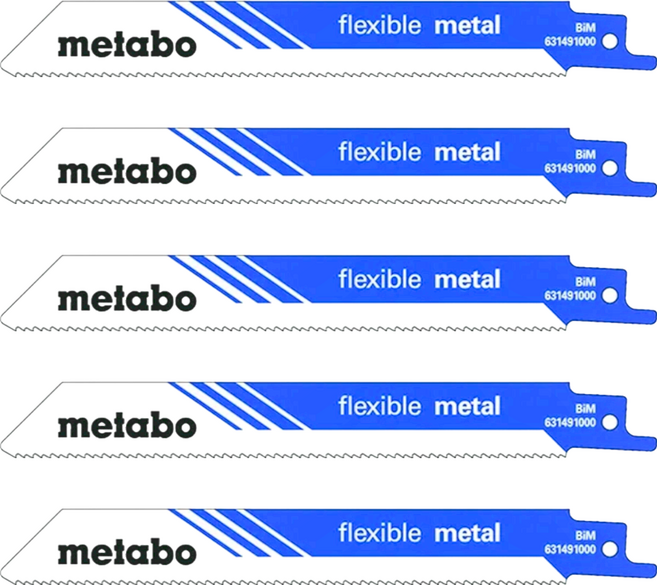 metabo 美達寶 軍刀鋸片 5支組 S922BF BIM, 1組
