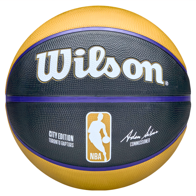 Wilson NBA城市系列 橡膠籃球 混合 24~25 暴龍 200g, 1個, WZ4033928XB7