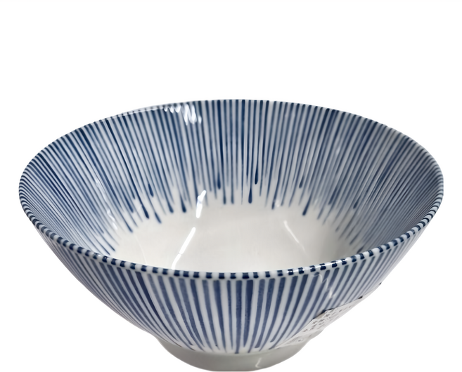 日本制水滴十草天丼飯碗 尺寸:18.8x8.9/cm 陶瓷材質, 水滴十草, 1個