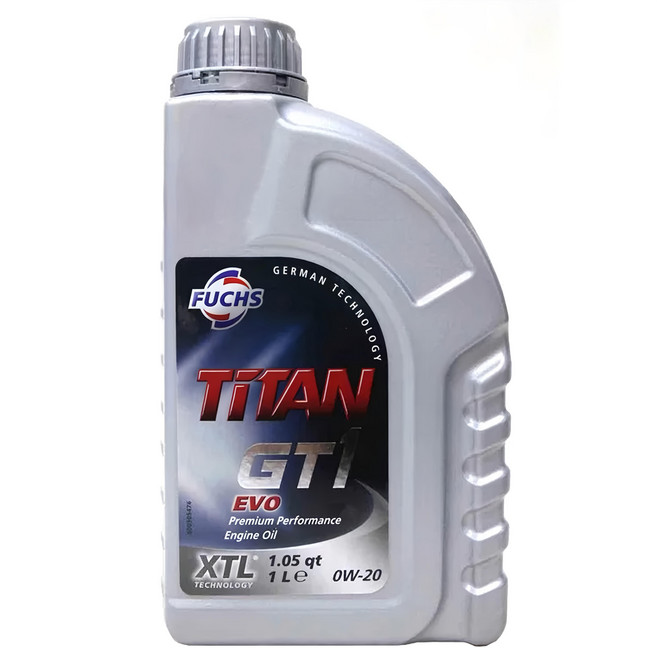 FUCHS 福斯 TITAN GT1 EVO XTL 全合成機油, 0w20, 1L, 1瓶