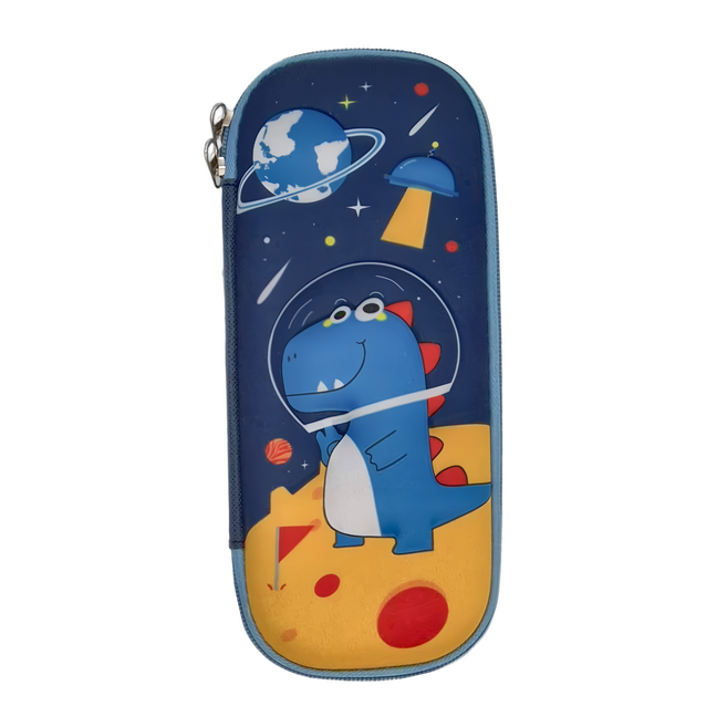 小學生筆盒文具組, 恐龍的星際探險 藍色, 1組