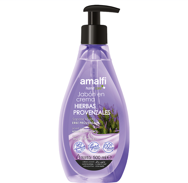 amalfi 普羅旺斯植萃防護液體皂 薰衣草, 500ml, 1瓶