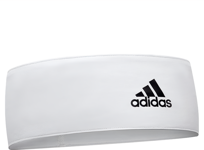 adidas 愛迪達 專業訓練止滑頭帶, 白色, 1個