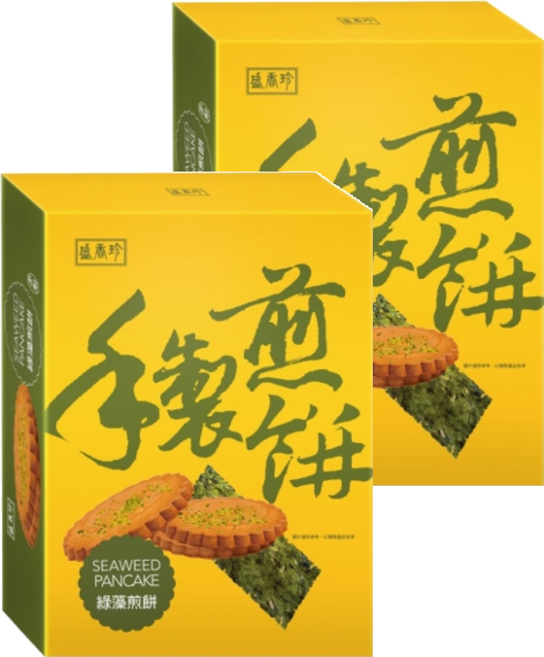 盛香珍 綠藻煎餅 7入, 210g, 2盒