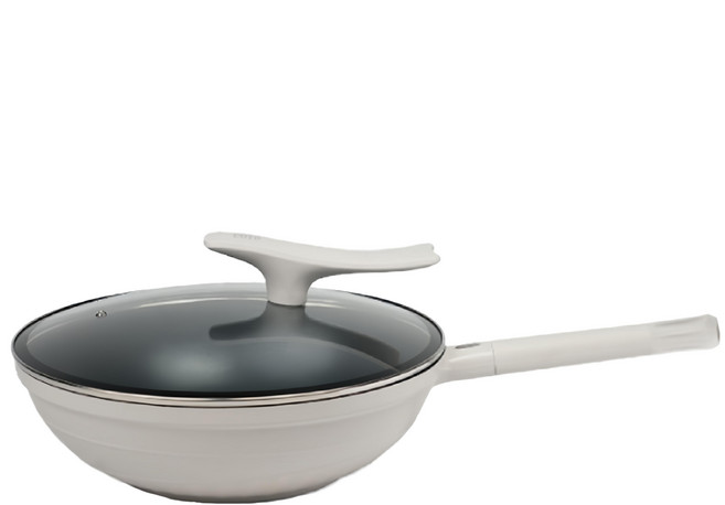 COTD 石磨烯炒鍋 白色 1050g 5L, 32cm, 1個
