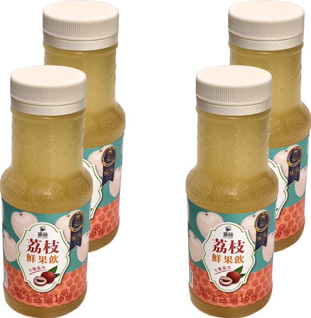 Bit Siunn 蜜箱 蜂巢氏 荔枝鮮果飲, 350ml, 4瓶