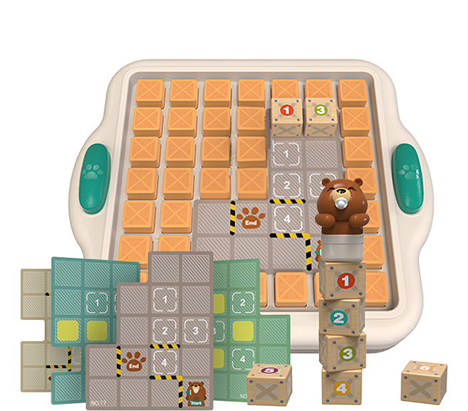 TOPBRIGHT 特寶兒 奶嘴小熊搬箱邏輯遊戲組, 1組