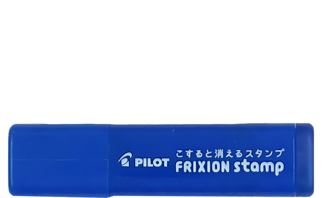 PILOT 百樂 FRIXION 魔擦印章 SPF12TW01L 機車 5個, 藍色, 1盒